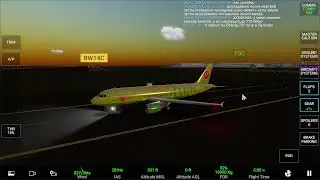 Возращение!   Real Flight Simulator RFS  Летим На Airbus a 320-200 S7Airlines Москва - Симферополь