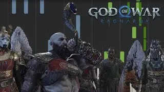 God of War Ragnarök - Ragnarök [Piano Tutorial] (Synthesia)