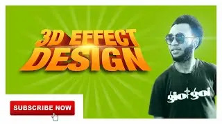 3D TEXT EFFECT - CorelDraw How to Create a 3D effect