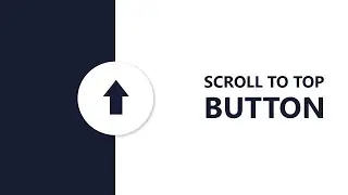 Scroll to top Button Using html css and Jquery | Back to top button