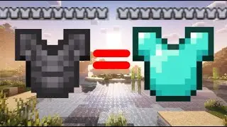 Why does diamond and Netherite have the same amount of Armor points?