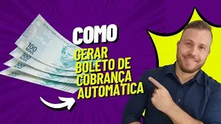 Como GERAR boleto que COBRA o seu cliente de forma automática #cobrança #receitas #confeitaria
