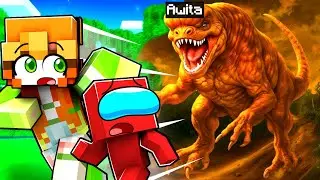 Playing as DISTORTUS REX to Troll My Friends in Minecraft!
