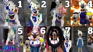 Ice Scream 1 2 3 4 5 6 7 8 - Weapons Battle