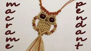МАКРАМЕ СОВА) Ещё одна совушка вам в коллекцию) MACRAME OWL) Another owl for your collection)