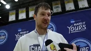 Men's Basketball - GLIAC Championship vs GVSU - Interview w/ Vejas Grazulis