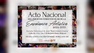 Reportaje/ Acto Nacional del Inicio de Curso Escolar de la Enseñanza Artística 2024-2025