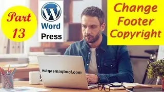 How to change theme copyright footer in 
