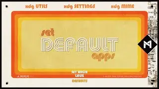 Setting Default Apps on Arch Linux (Or Linux in General)