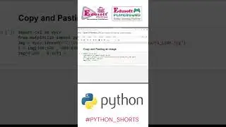 How to Copy-Paste an image using OpenCV.