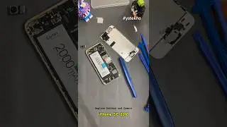 Replace Battery and Camera Module iPhone SE 2016 (Gen 1) #iphonese2016  #replacebattery