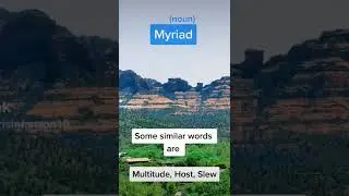 Today's word of the day is myriad. #wordoftheday