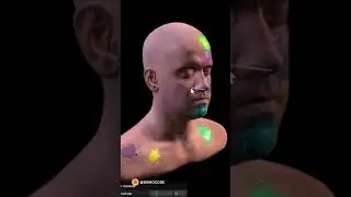 Three Js Animation Human Head || 