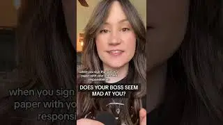 DO YOU FEEL LIKE YOUR BOSS IS MAD AT YOU? #workproblems #worklife #bosses #toxicboss #badboss
