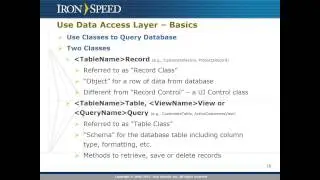 Customizing the Data Access Layer - Iron Spee Designer V12.1