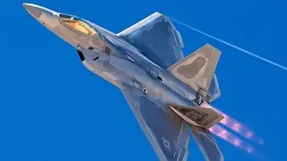Unseen Footage: F-22 Raptor's Spectacular Action in the Sky