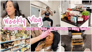 Weekly Mom Vlog | Dollar Tree Shop With Me | Botox, Grocery Haul, At Home Workout + Making Tumblers
