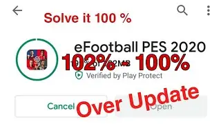 PES 2021 How to Solve Over Update Problem 102% -100% || PES 2021 eFootball