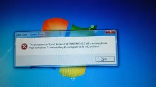 VCRUNTIME140_1.dll is missing Fix