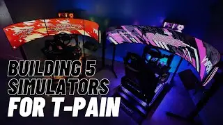 Advanced SimRacing | T-Pain gets 5 new simulators; a behind the scenes look.