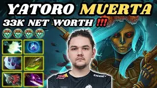🔥 YATORO Muerta HARD CARRY Highlights 7.34e 🔥 33K Net Worth YATOROGOD 🔥 - Dota 2