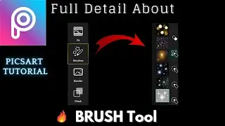Picsart tutorial | Brushes Tool | Picasso Editz