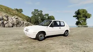 BeamNG.drive - Peugeot 205 1.3 Rallye 1988 - Car Show Test Drive Crash .