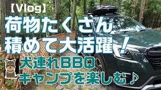 犬連れBBQキャンプを楽しむ♪【SUBARU FORESTER】