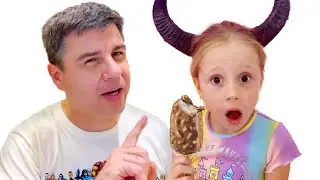 Nastya mostra o que acontece com aqueles que traem histórias morais para crianças.