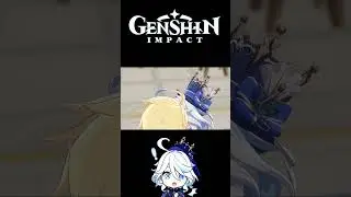 Поцелуй, Фурину! 💙✨ #genshinimpact #озвучка  #геншинимпакт