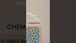 books with lots of chemistry 🧪 💕