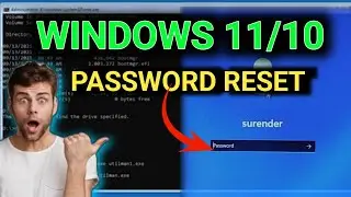 How to Reset windows 11 password no data loss | using cmd