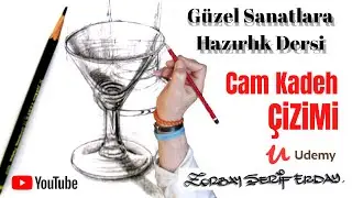 CAM KADEH NASIL ÇİZİLİR? TONLAMASI NASIL YAPILIR?