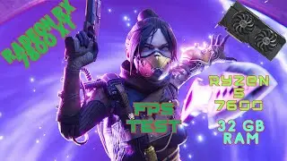 APEX LEGENDS RYZEN 5 7600/RX 7800 XT/32 GB RAM 1440P(2K) FPS PERFORMANCE TEST