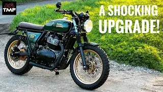 DIY Fail: Attempting to install and test new shocks on my Royal Enfield Interceptor