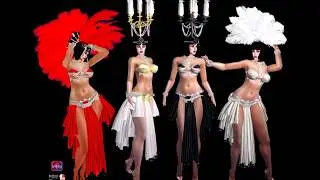 Bellydance Burlesque Costume