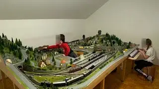 Children and Model Railway Märklin H0