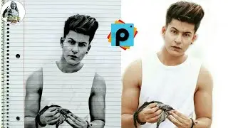 How to Make Sketch Effect in Picsart || editing 2.0