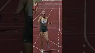 Femke Bol running european record of 50.95s in 400mH 💨 #shorts