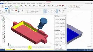 Mastercam 2018 Multiaxis Essentials Tutorial 7 - Swarf Defined from Surface