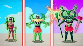 EVOLUTION OF ULTIMATE WITCH DOCTOR (TURN ALL INTO ZOMBIE )| TABS - Totally Accurate Battle Simulator