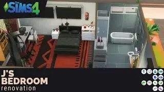 J Huntington III's Bedroom Renovation | Sims 4 | Speed Build