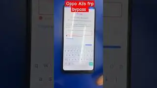 Oppo A3s frp bypass #shorts