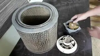 Воздушный фильтр для мастреской.