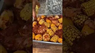 Курица на огне