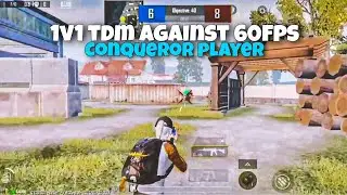 BEST GYRO + 4 FINGER CLAW |40FPS 🆚 60FPS | AIMASSIST OFF 🔥| A21S | 1v1 WITH CONQCOEROR PLAYER