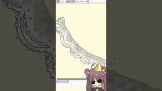 How to draw lace easily! #arttutorial #howtodraw #art
