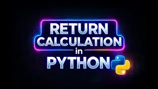 Python Return Calculation Secrets| Percentage Change or return of stock or index Formula