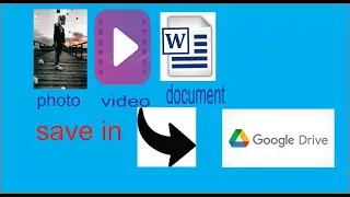 How to save photo, video and document in google drive in pc or laptop