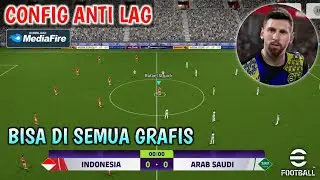 CONFIG LAPANGAN HD 😱 Cara Pasang Config eFootball 2025 Mobile No Lag